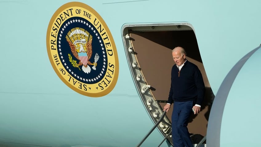 Biden on Air Force One