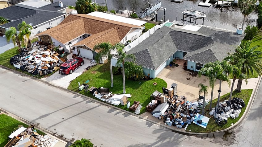 Damage in Florida from Hurricane Helene