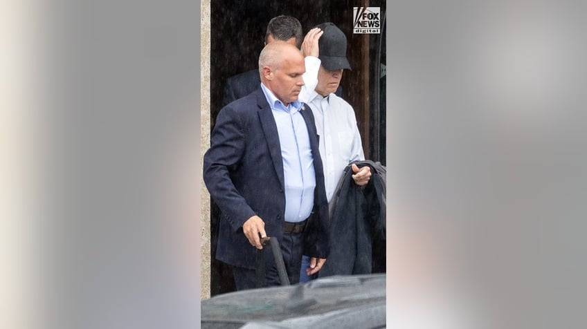 Joe Biden walking out door