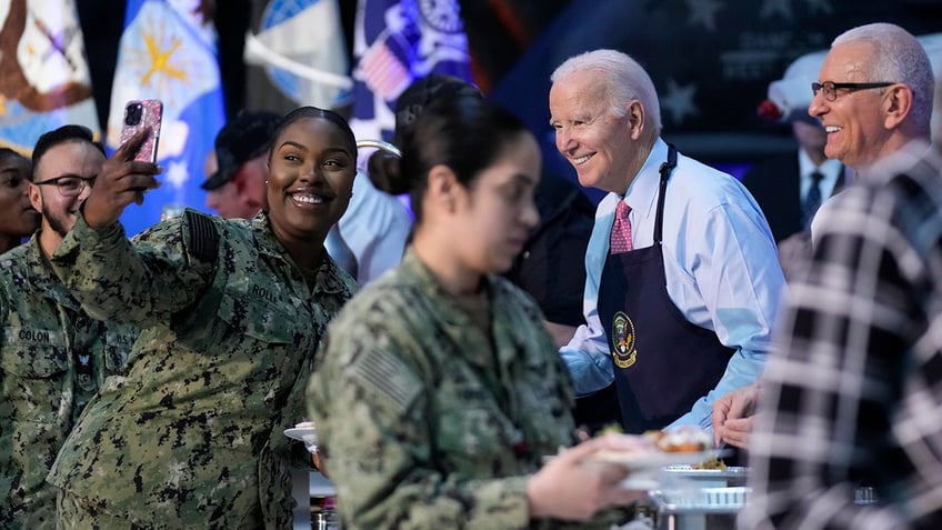 biden slammed for repeating claim of naval appointment remark to young girl at militarys friendsgiving event