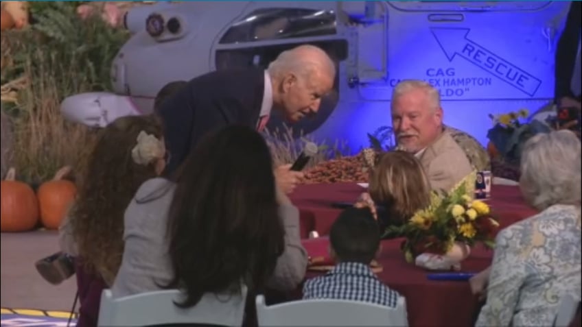 biden slammed for repeating claim of naval appointment remark to young girl at militarys friendsgiving event