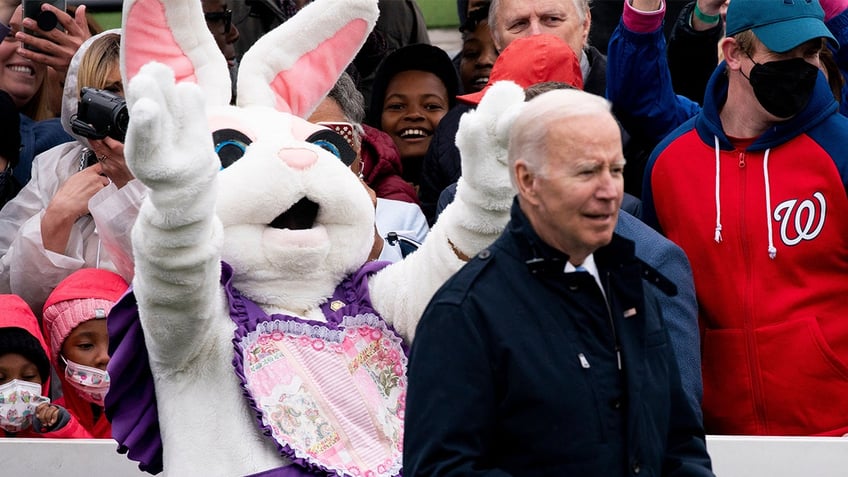 Easter Bunny and Joe Biden