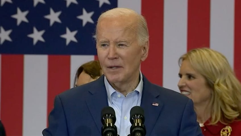 Biden giving speech