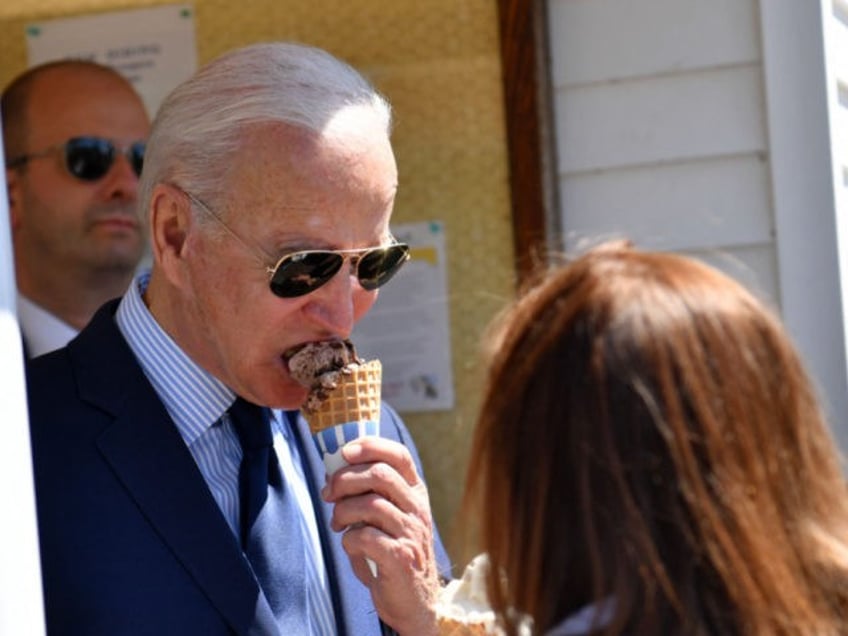 biden tells children i know great ice cream places nearby talk to me afterward