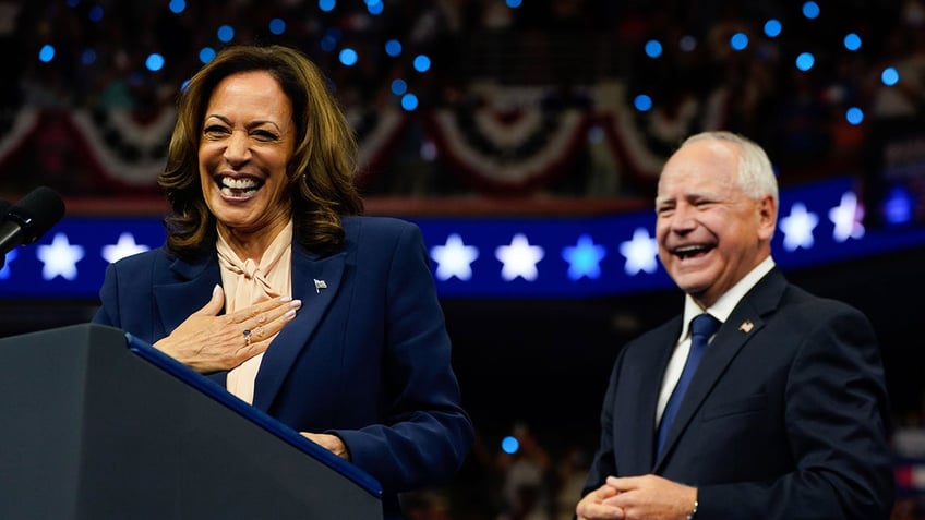 Harris and Walz at Philadelphia rally