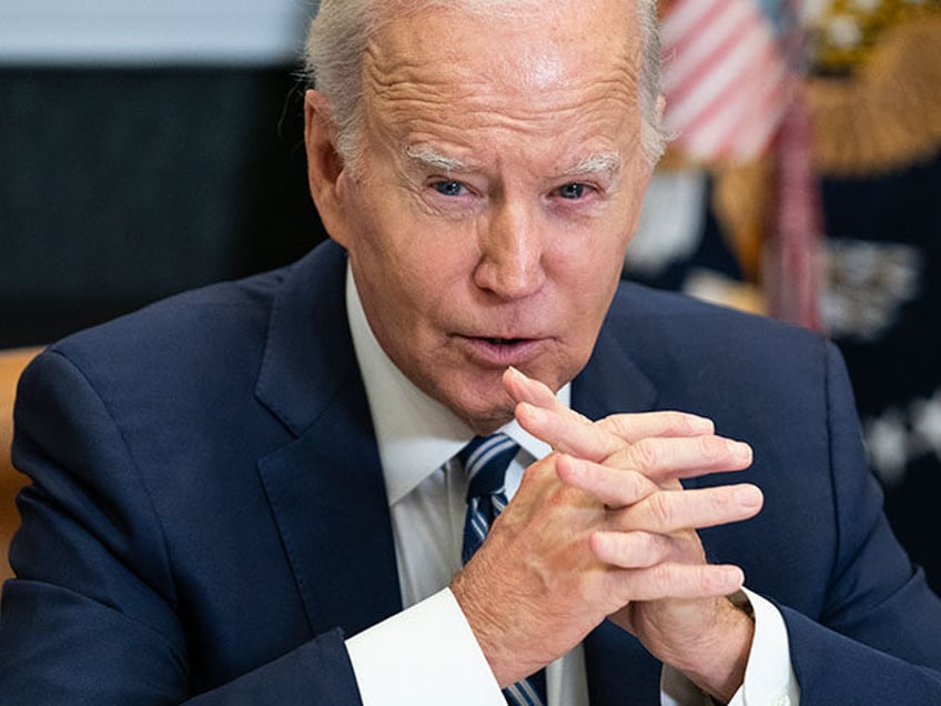 President Joe Biden speaks during a meeting on combating fentanyl, in the Roosevelt Room of the White House, Tuesday, Nov. 21, 2023, in Washington. (AP Photo/Evan Vucci)