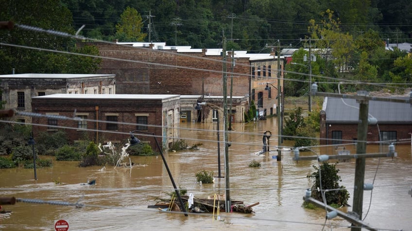 Hurricane Helene flooding in North Carolina