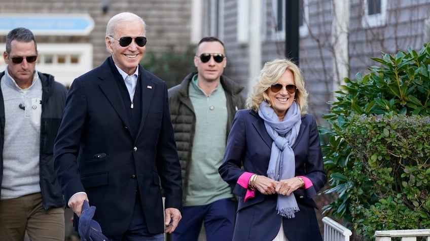 biden tries to hide away in nantucket but cant escape pro palestinian protesters