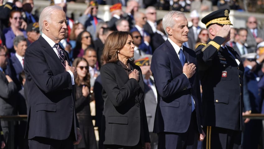 Biden, Harris and other admin officials at Veterans Day wreath-laying ceremony