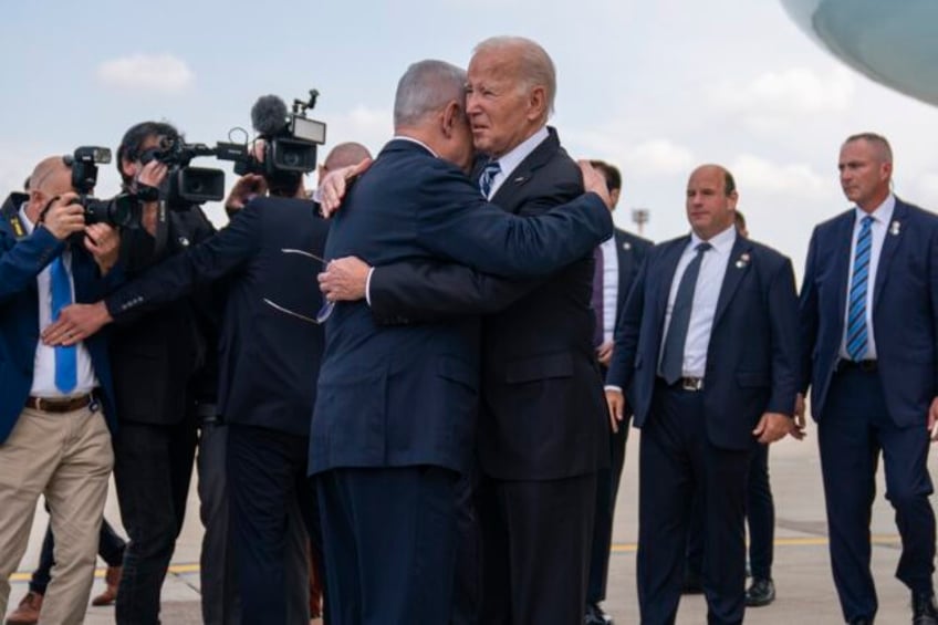 biden walks tightrope with support for israel as allies and the left push for restraint