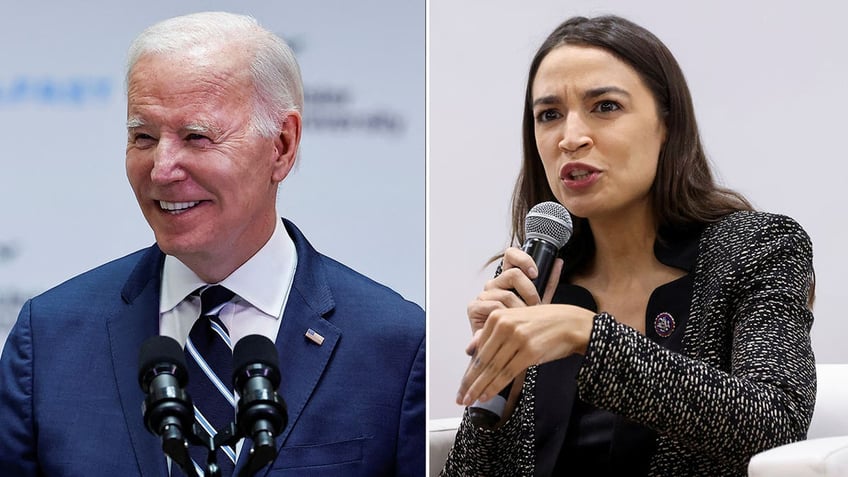 Biden and AOC