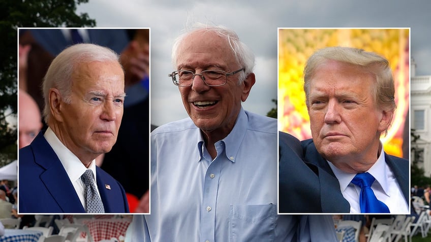 Joe Biden, Bernie Sanders, Donald Trump