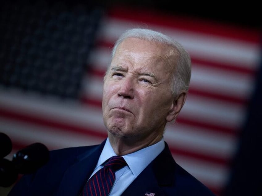 US President Joe Biden speaks about his economic plan "Bidenomics" at Auburn Manufacturing