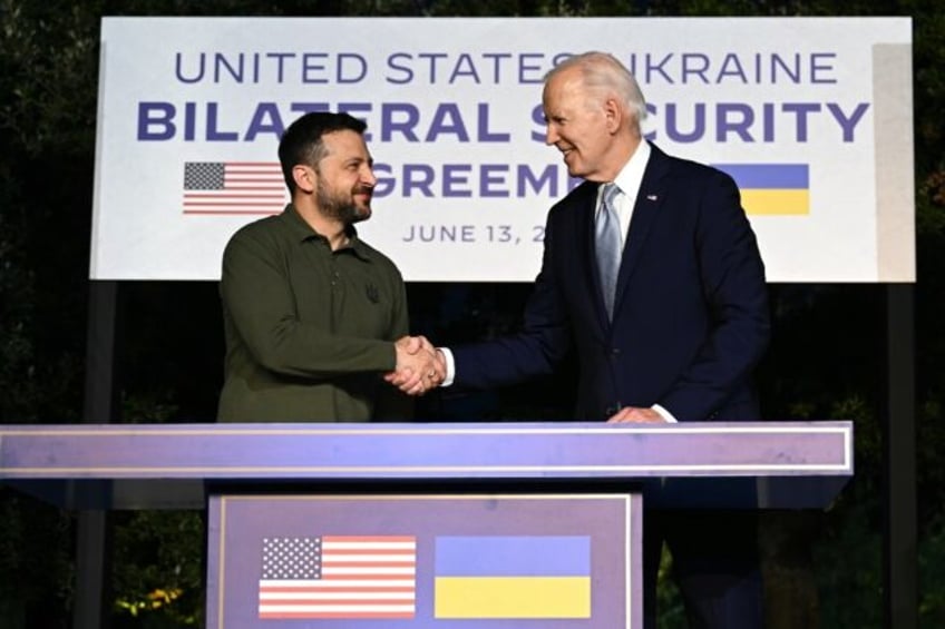 Biden and Zelensky signed a bilateral security agreement on the sidelines of the G7 summit