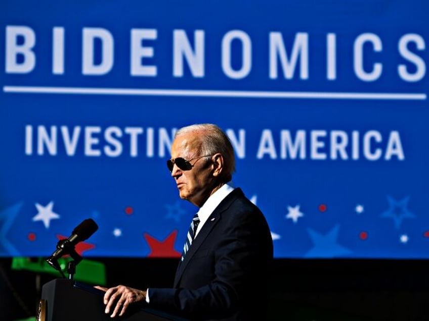 bidenomics zero electric vehicle chargers built so far with 75 billion allocated by congress