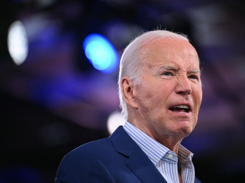 US President Joe Biden speaks at a campaign event in Raleigh, North Carolina on June 28, 2
