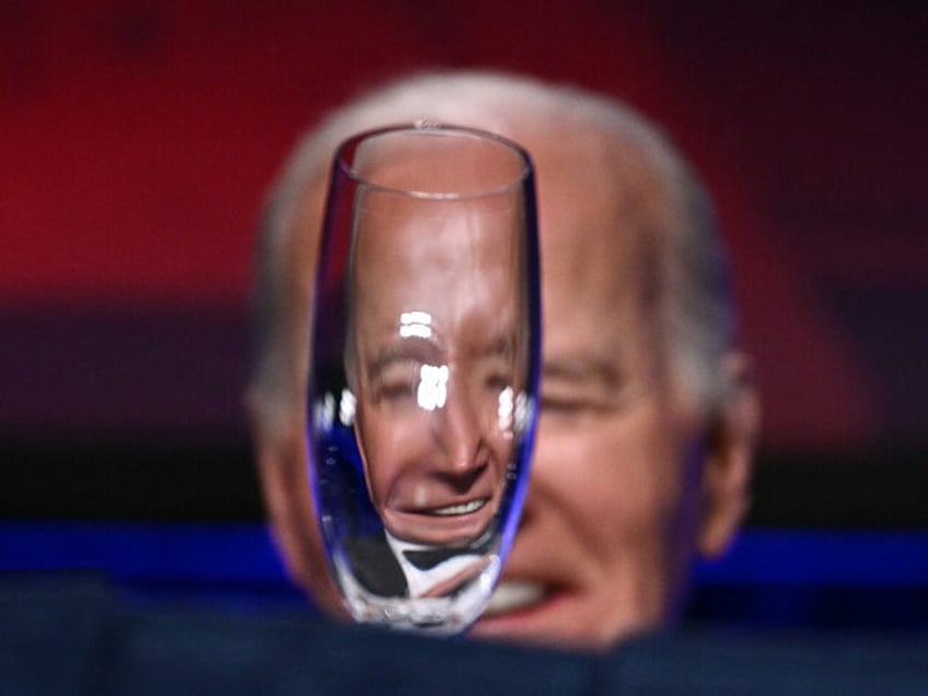 US President Joe Biden attends the White House Correspondents' Association (WHCA) din