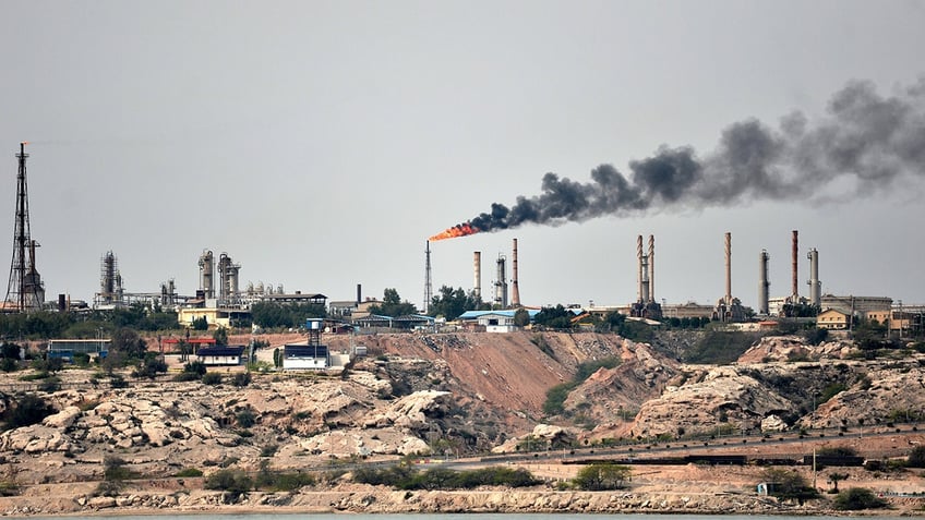 Kharg Island Oil Terminal in Iran