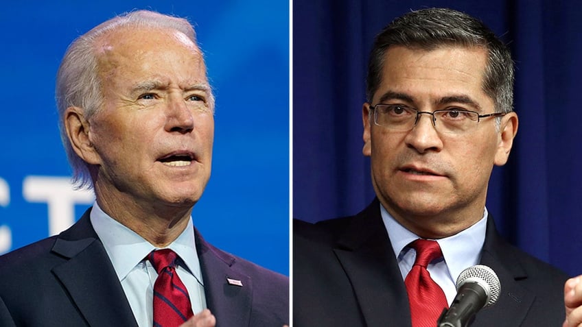 President Biden and HHS Secretary Xavier Becerra