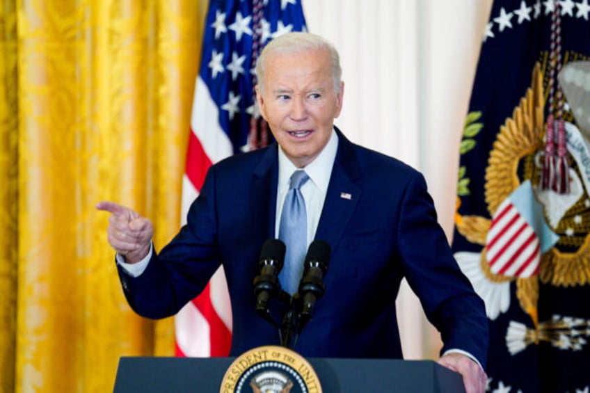 US President Joe Biden during the White House Conference on Women's Health Research i