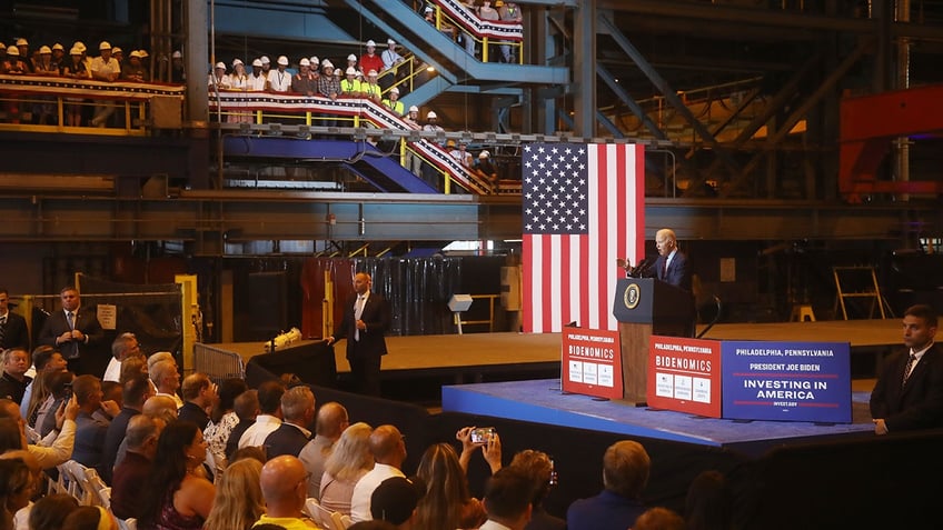 bidens philly speech on bidenomics mocked for multiple gaffes kamala harris level insight