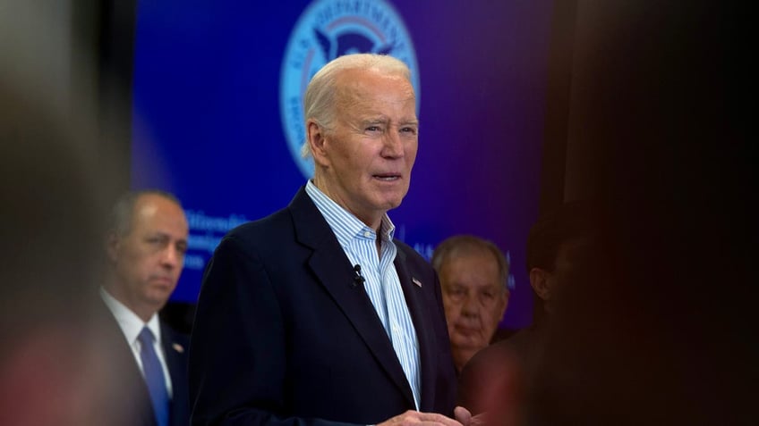 Biden at Texas border station