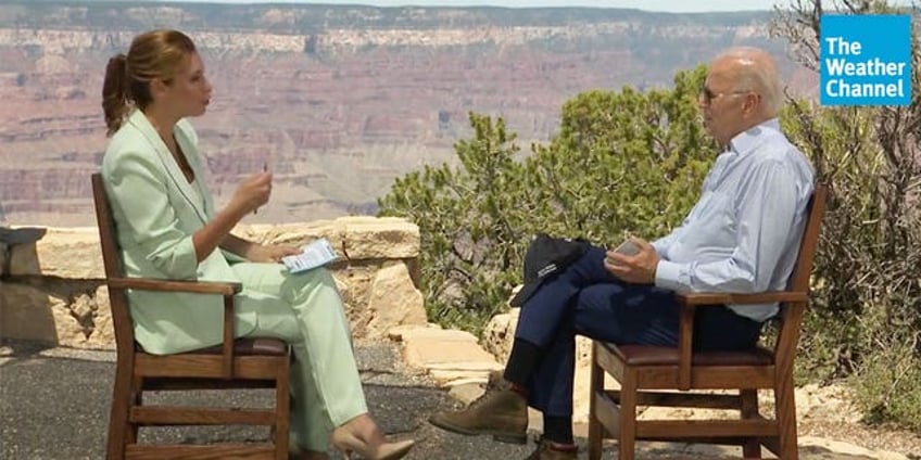 bidens weather channel sitdown is the latest softball interview to avoid hunter drama corruption allegations