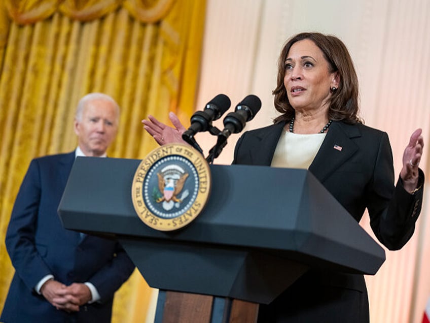 Vice President Kamala Harris delivers remarks at a Diwali celebration, Monday, October 24,