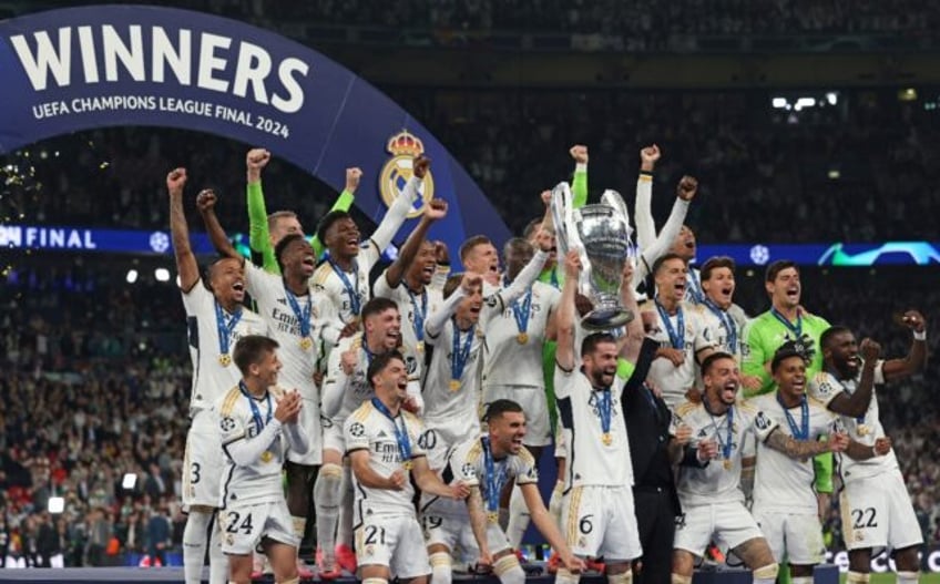 Real Madrid won last season's Champions League, raising the trophy for the 15th time after