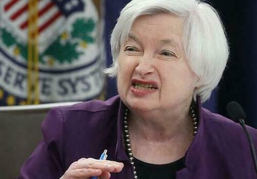 biggest blunder in the history of the treasury druck dunks on yellen her husband appears to agree