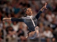 Biles dominates on first day of US Gymnastics Championships