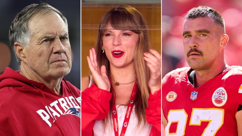 bill belichick remarks on taylor swift travis kelce romance would be the biggest catch of his career