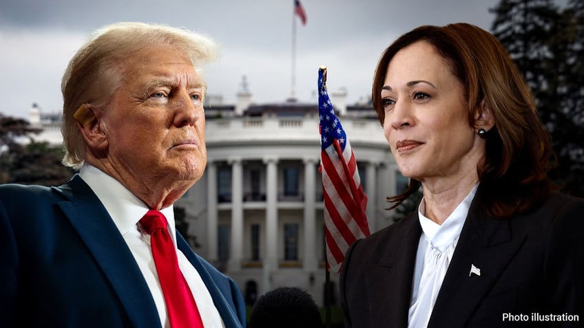 Trump and Harris