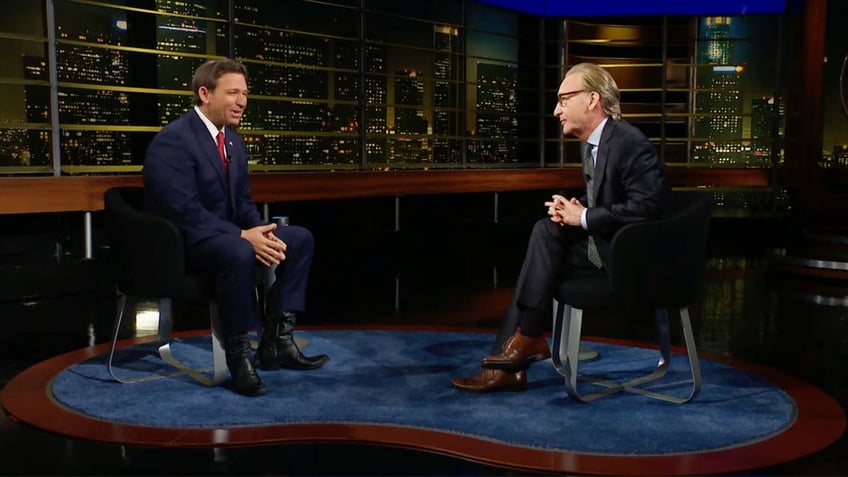 bill maher grills desantis on path to defeat trump if things were going well you wouldnt be on this show