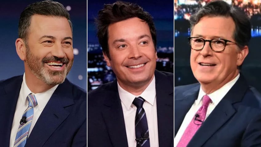 bill maher knocks colbert other late night hosts for pandering to liberal fans those guys dont have takes