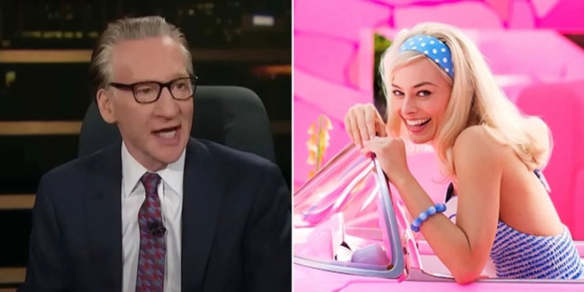 bill maher roasts barbie movie for being preachy man hating and a zombielie