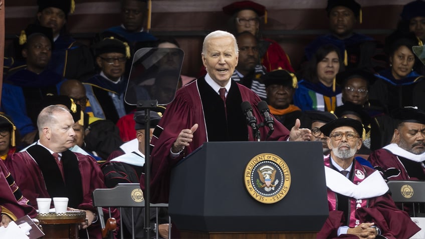 Biden speaks at Morehouse