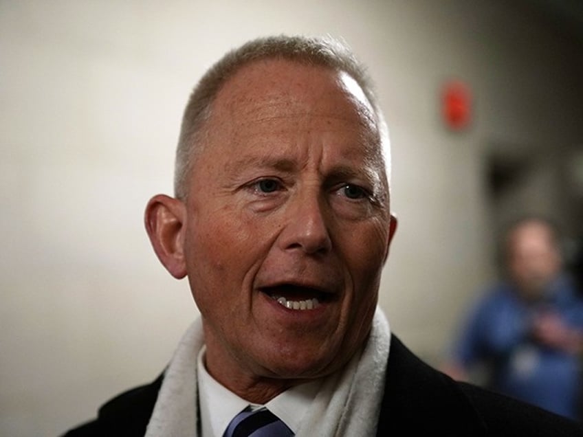 WASHINGTON, DC - NOVEMBER 28: U.S. Rep.-elect Jeff Van Drew (D-NJ) speaks to members of the media outside a closed House Democrats organizational meeting at Longworth House Office Building November 28, 2018 in Washington, DC. House Democrats have nominated Rep. Nancy Pelosi (D-CA) to run for Speaker of the House for the 116th Congress. (Photo by Alex Wong/Getty Images)