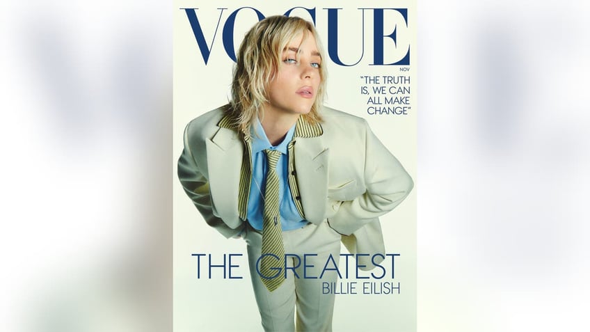 billie eilish on the cover of vogue