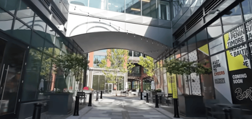 billion dollar ghost town surrounds under armor headquarters