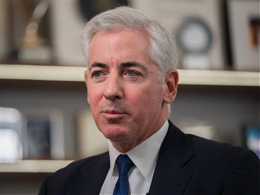 Bill Ackman, chief executive officer of Pershing Square Capital Management LP, speaks duri