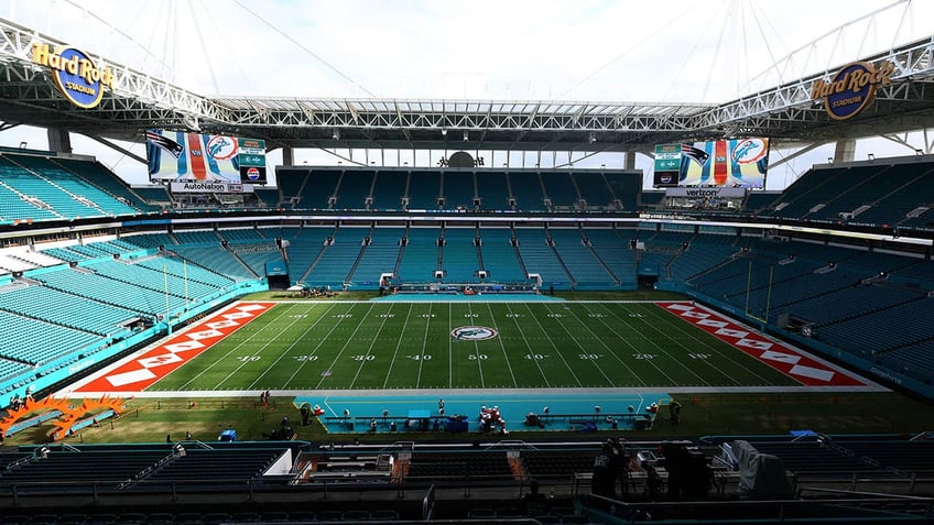 Inside of Hard Rock Stadium