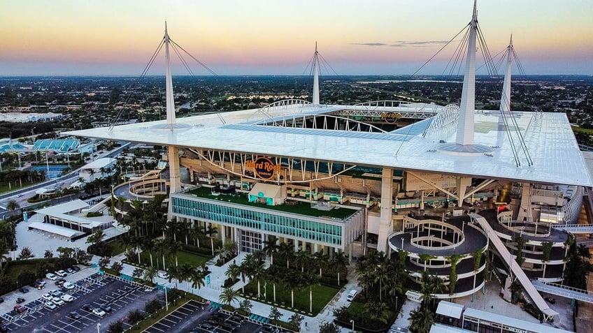 Outside of Hard Rock Stadium