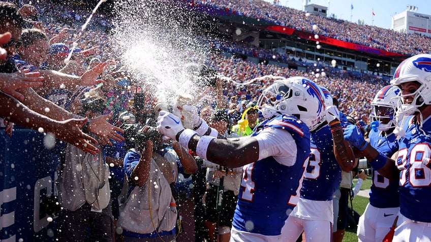 bills stefon diggs fined over 13000 for beer bashing celebration report