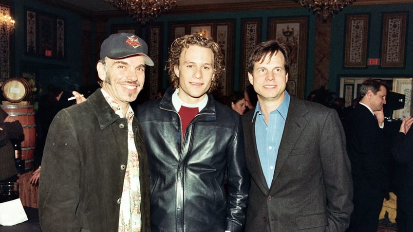 Billy Bob Thornton, Heath Ledger and Bill Paxton during 1993 ShoWest in Las Vegas, Nevada, United States