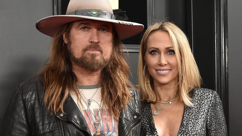 billy ray cyrus 62 shares sacred moment from wedding to firerose 34