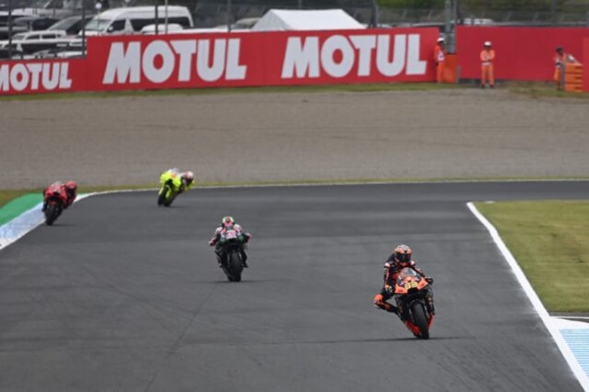 South Africa's Brad Binder went fastest in practice at the Japan MotoGP on Friday