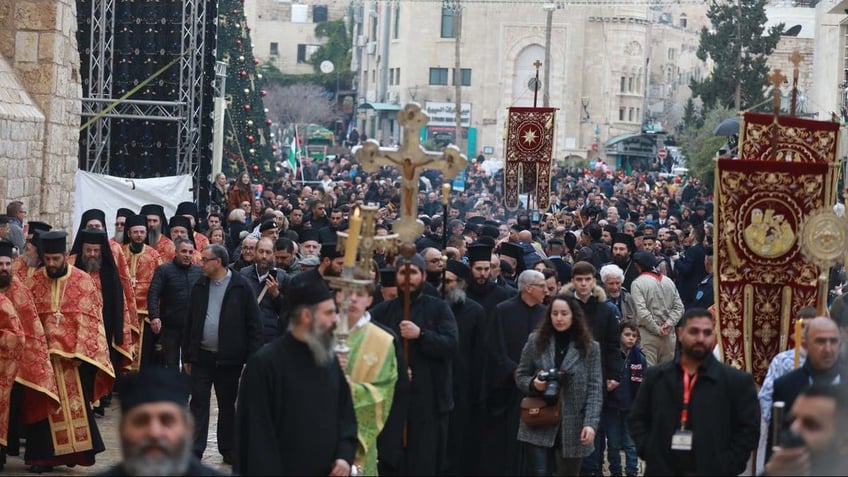 birthplace of jesus dismantling all christmas decorations in solidarity with our people in gaza