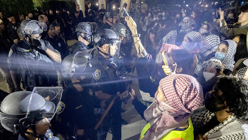 Anti-Israel protest at UCLA