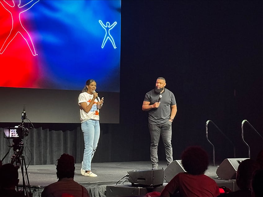 Blexit in Detroit 6/13/24 with Candace Owens and Brandon Tatum (Alana Mastrangelo/Breitbart News)